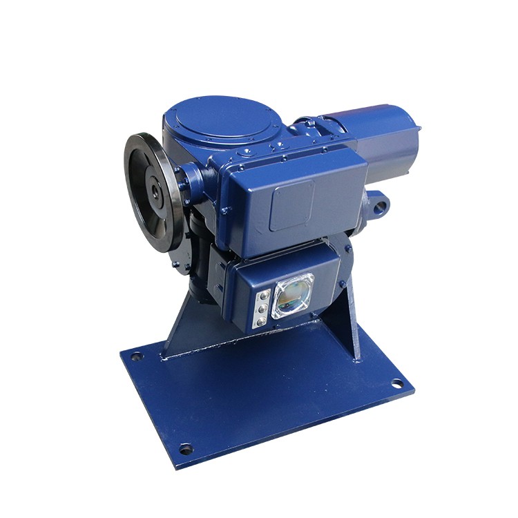 Quarter-turn foot-plate mounted electric actuator-SD-B+RS1600 with black digital display window