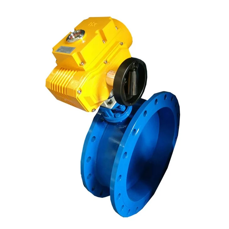 Motorized Actuator 220v Flange Electric Butterfly Valve