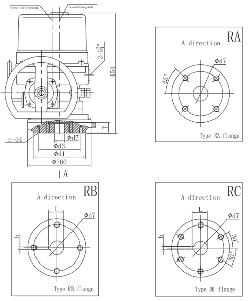 QT/JS installation dimensions QT/JS installation dimensions