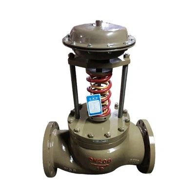 플랜지 자체 작동식 압력 제어 밸브