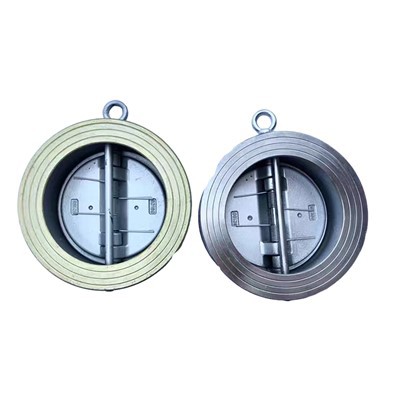 웨이퍼형 버터플라이 더블 디스크 체크 밸브