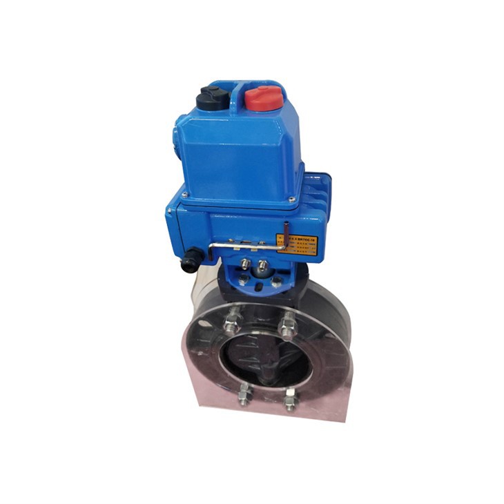 Motorized PVC Soft Seal Butterfly Valve