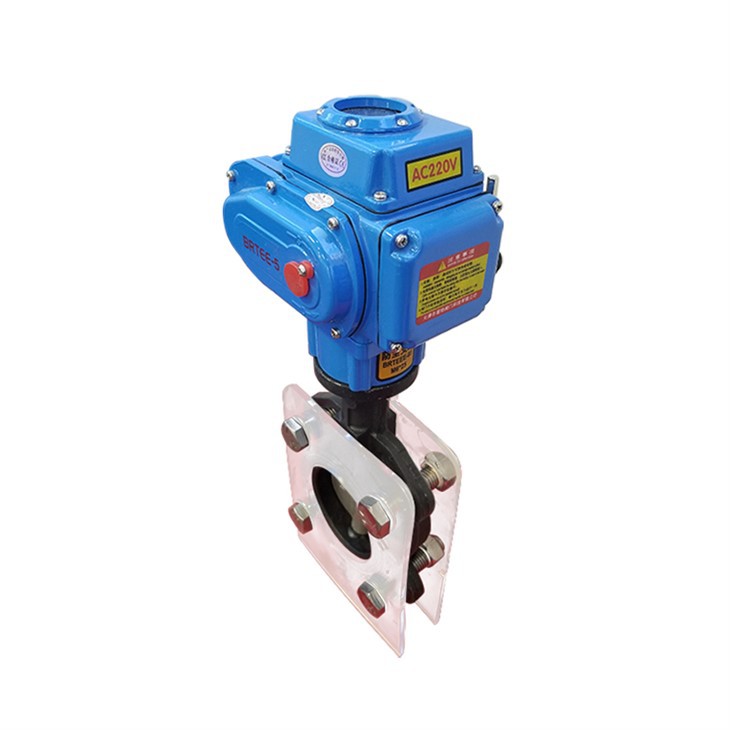 Motorized PVC Soft Seal Butterfly Valve