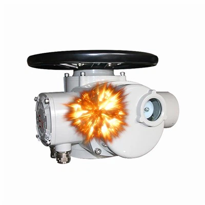 내압방폭형 다회전 전동 밸브 구동기 IP67 IP68