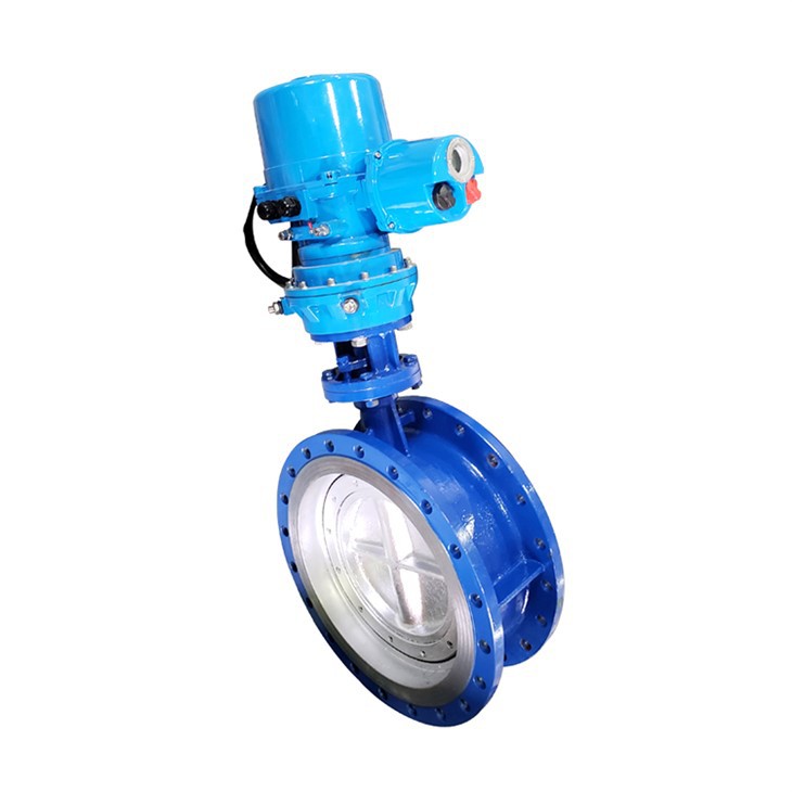 DN450 Flange Metal Seal Butterfly Valve